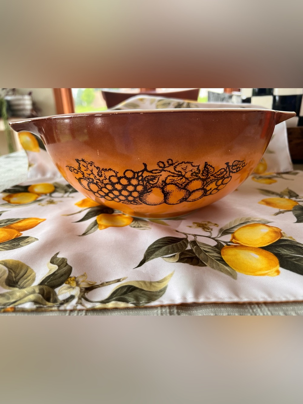 Old Orchard print Cinderella Bowl